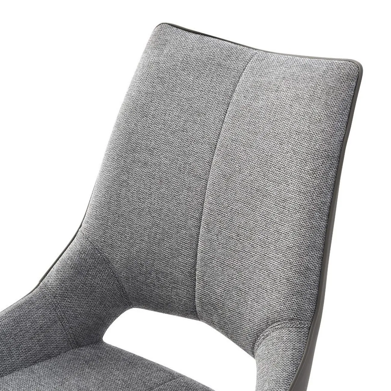 Стул DC1239 серый/ноги сталь ESF