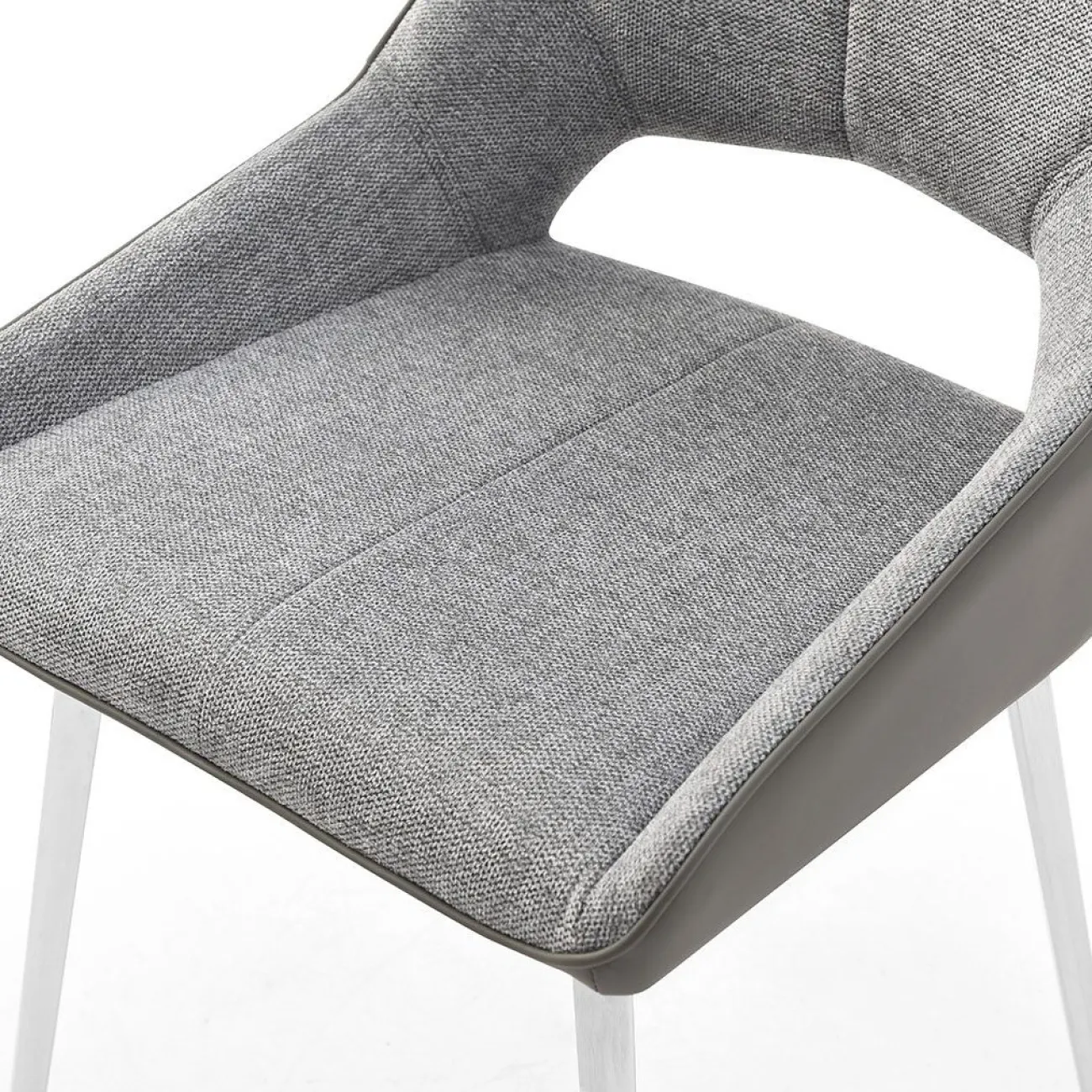 Стул DC1239 серый/ноги сталь ESF