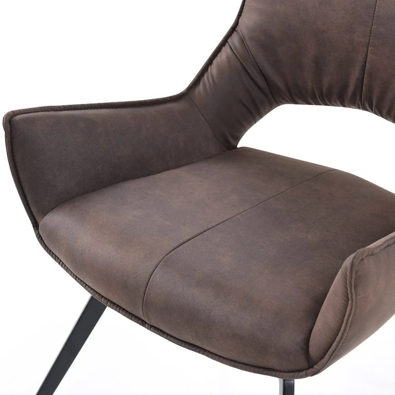 Стул DC1241 коричневый/черный ESF