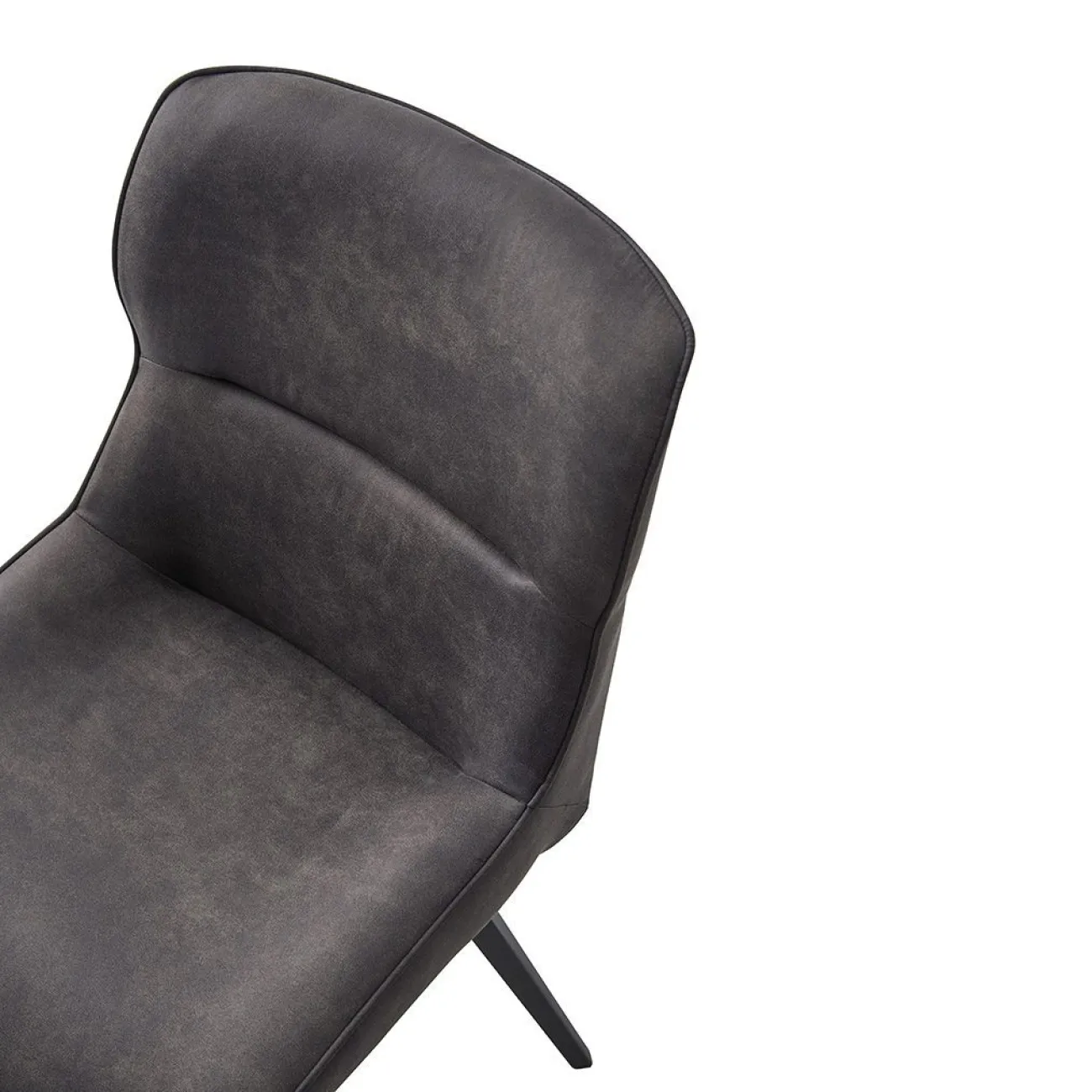 Стул DC-2206 темно серый COWBOY 104#/черный ESF