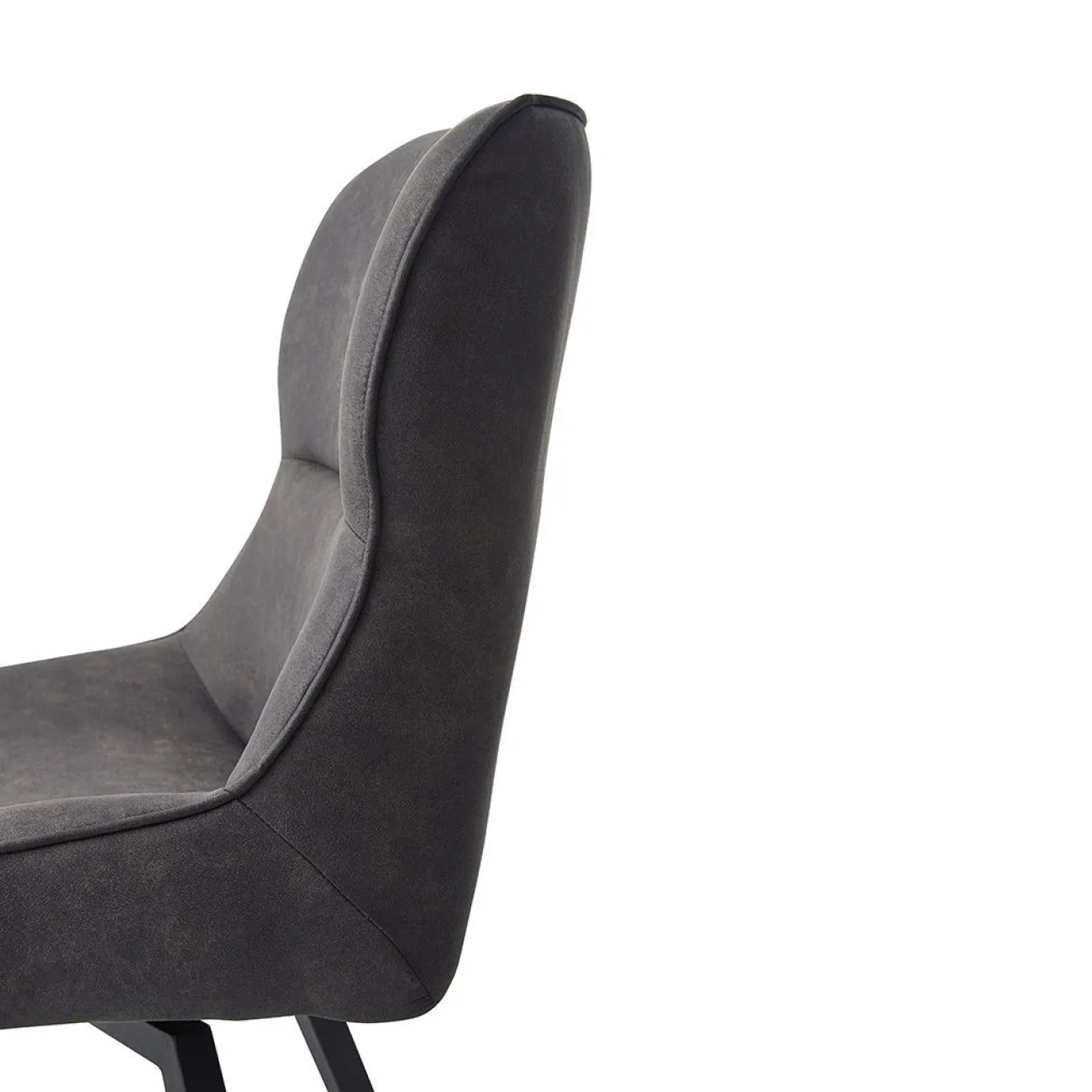 Стул DC-2206 темно серый COWBOY 104#/черный ESF