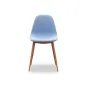 Стул DC-350  голубой/дерево ESF