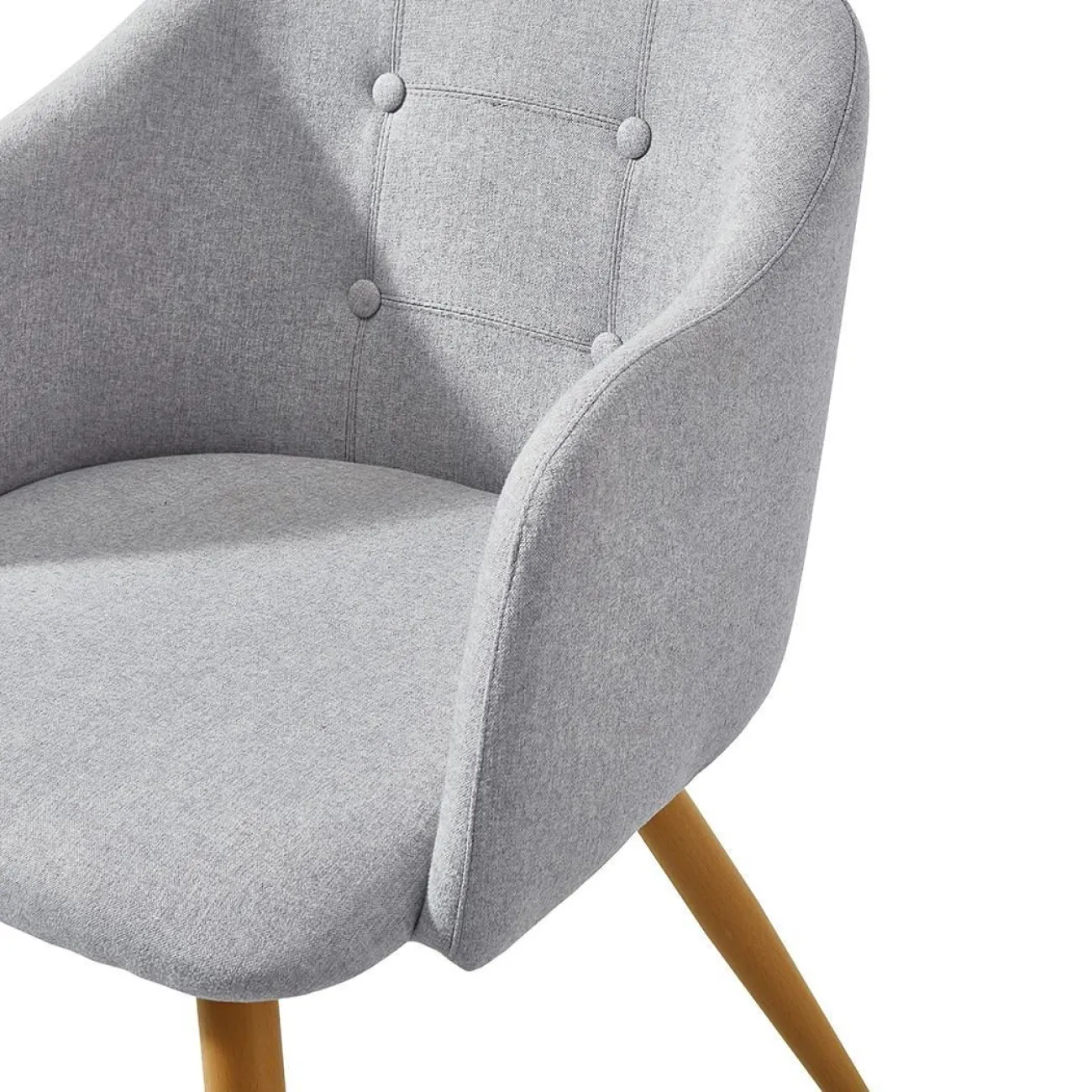 Стул DC-9505 серый/дерево MB7004 ESF