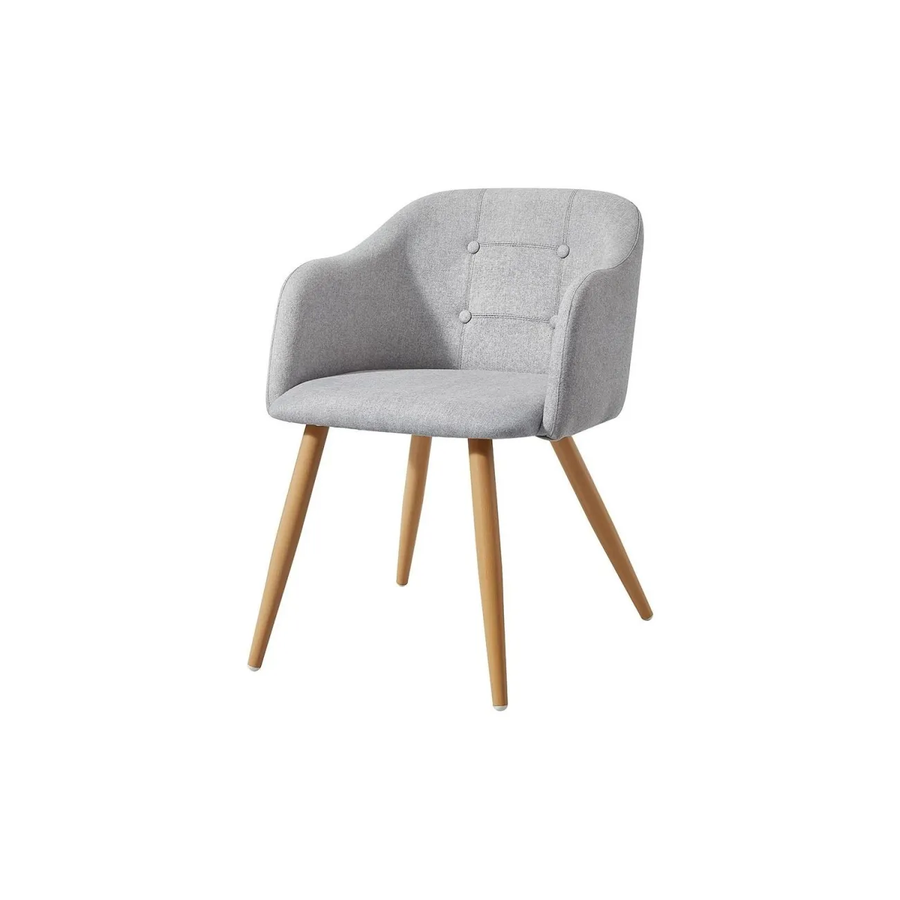 Стул DC-9505 серый/дерево MB7004 ESF