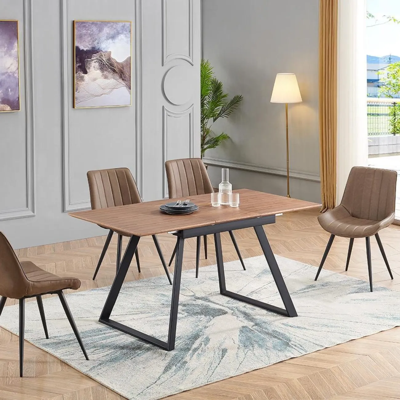 Стул DC-9547 коричневый Basa-01 ESF 