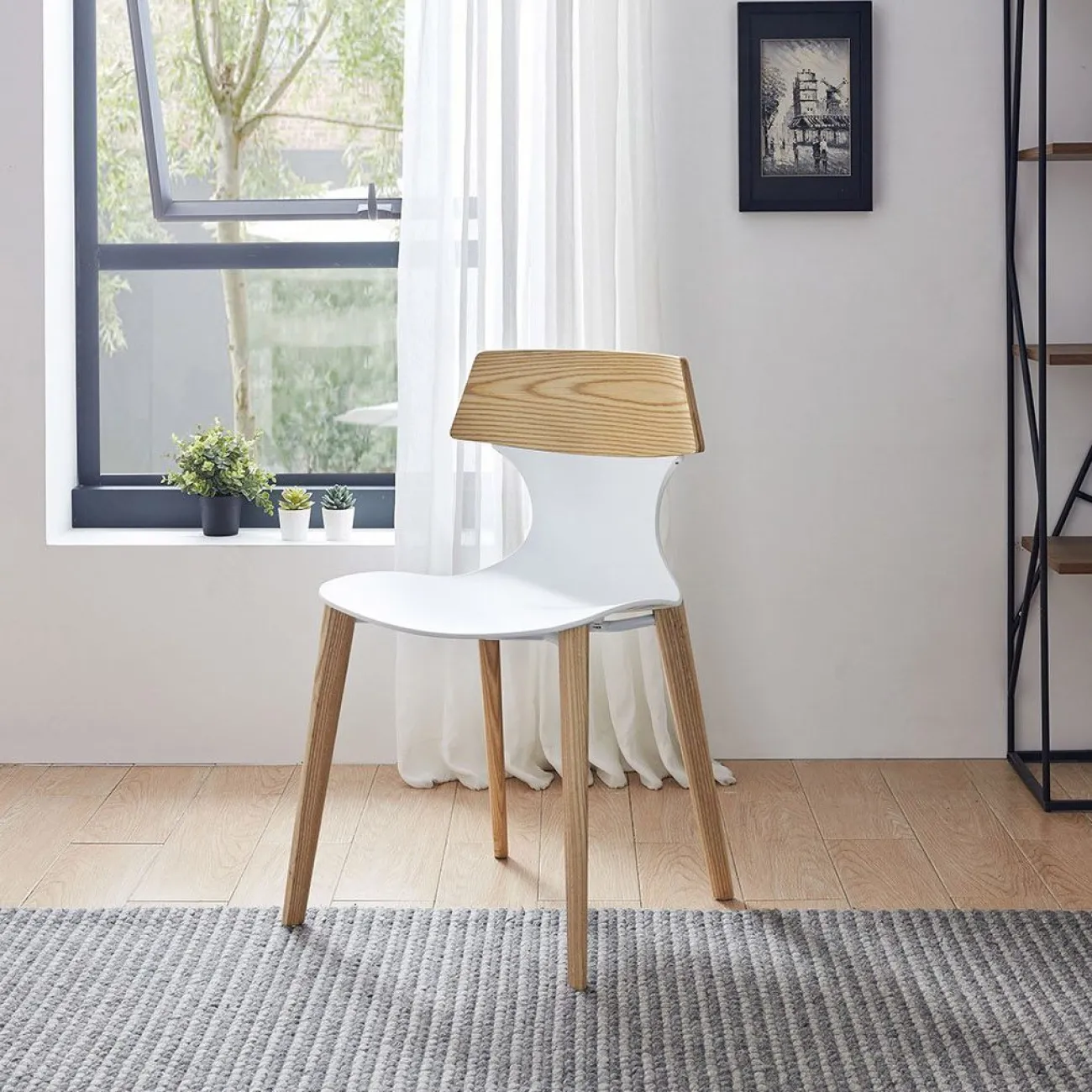 Стул DC-S083 белый ESF Стул DC-S083 белый ESF