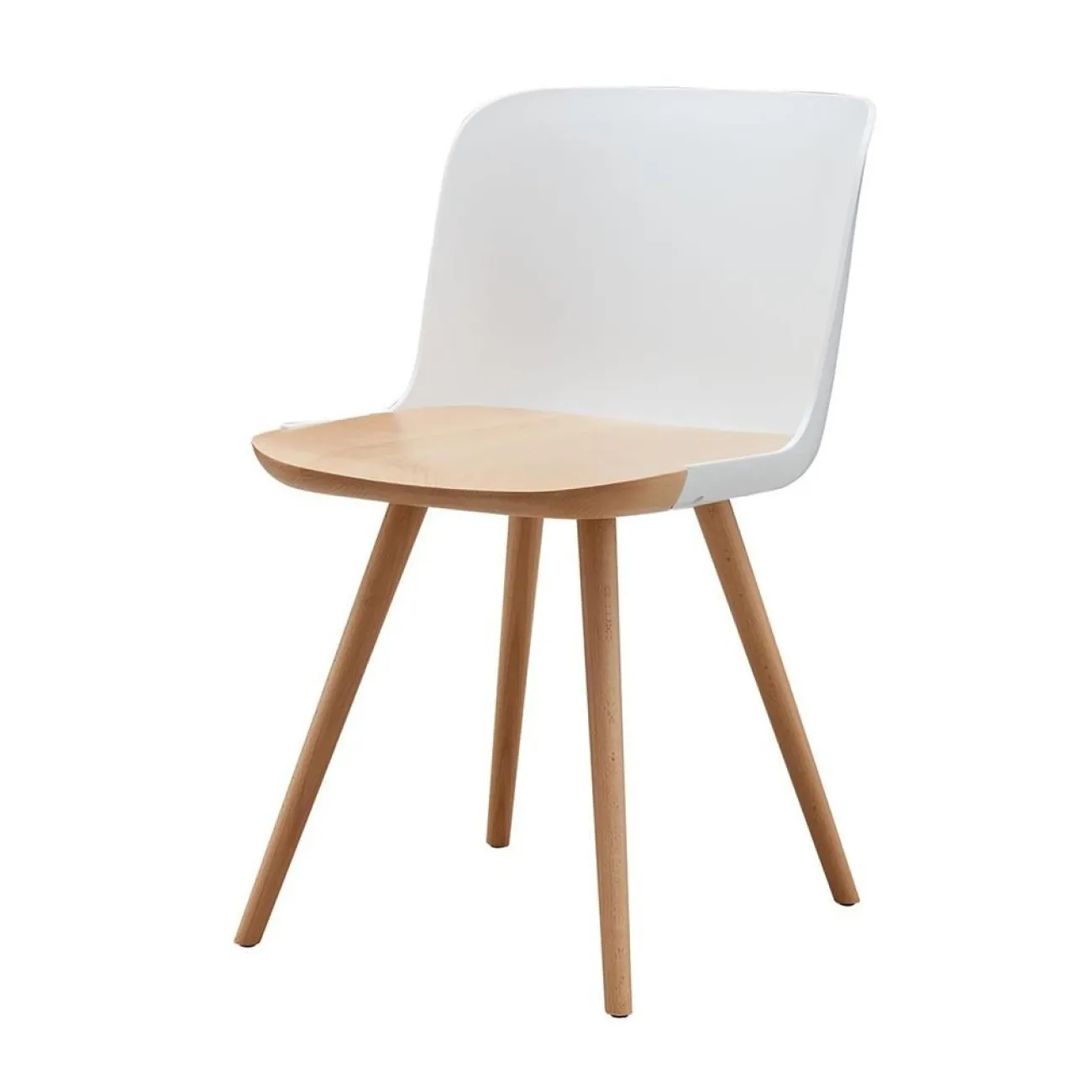 Стул DС-S097A белый/бук ESF