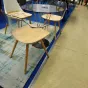 Стул DС-S123 белый/дерево ESF