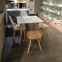 Стул DС-S123 белый/дерево ESF