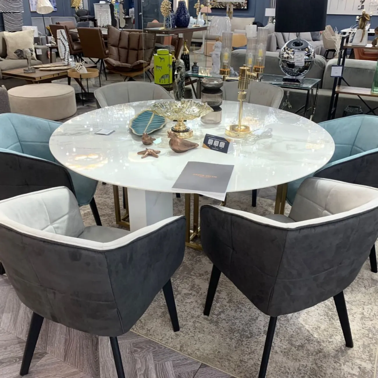 Стул HERTA 13537 светло-голубой ESF