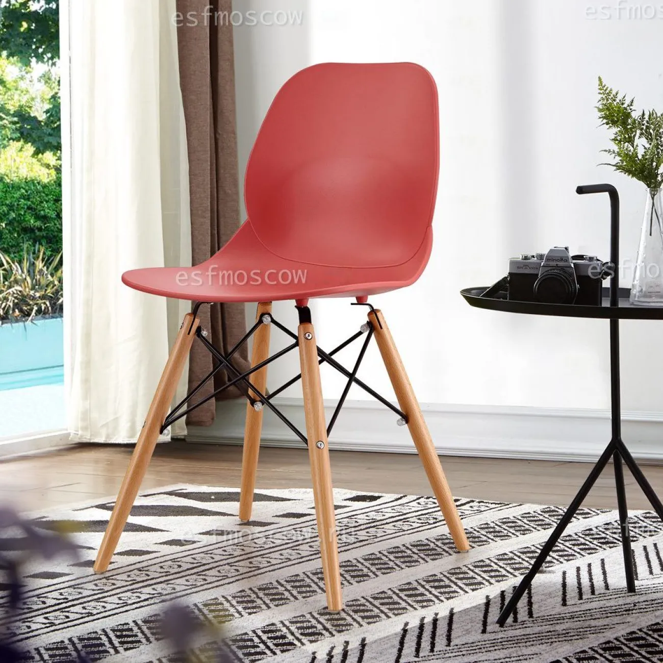 Стул PW-025 красный 7626U ESF