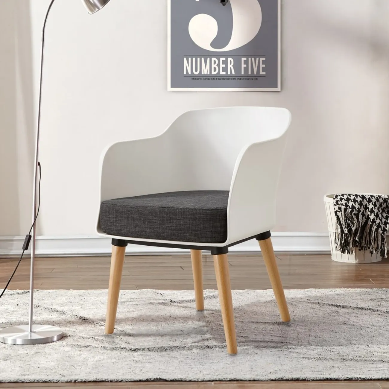 Стул PW-028 белый 808-12 ESF