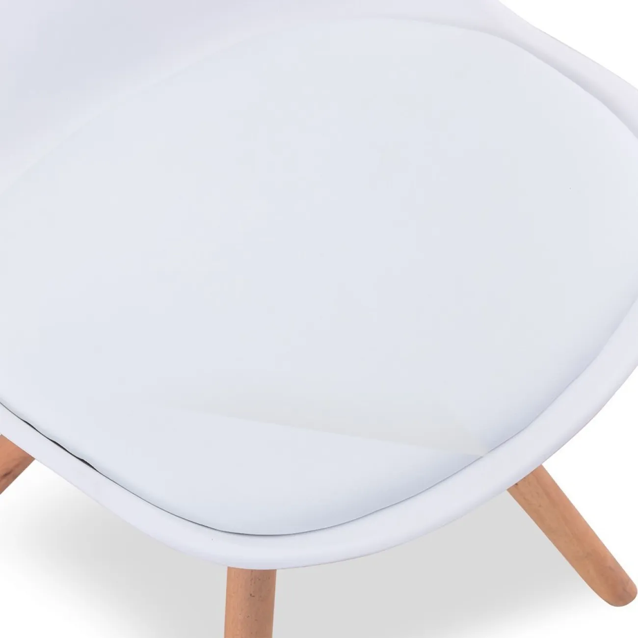 Стул PW072Y белый/бук ESF