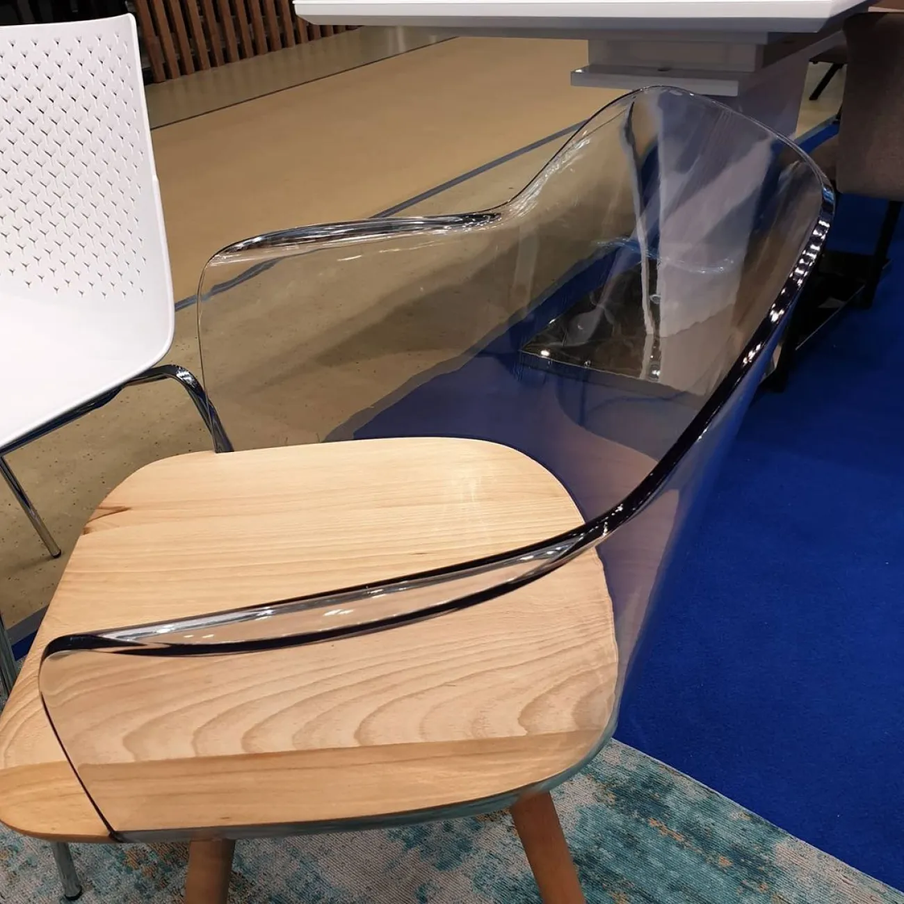 Стул PС-S097 пластик/бук ESF