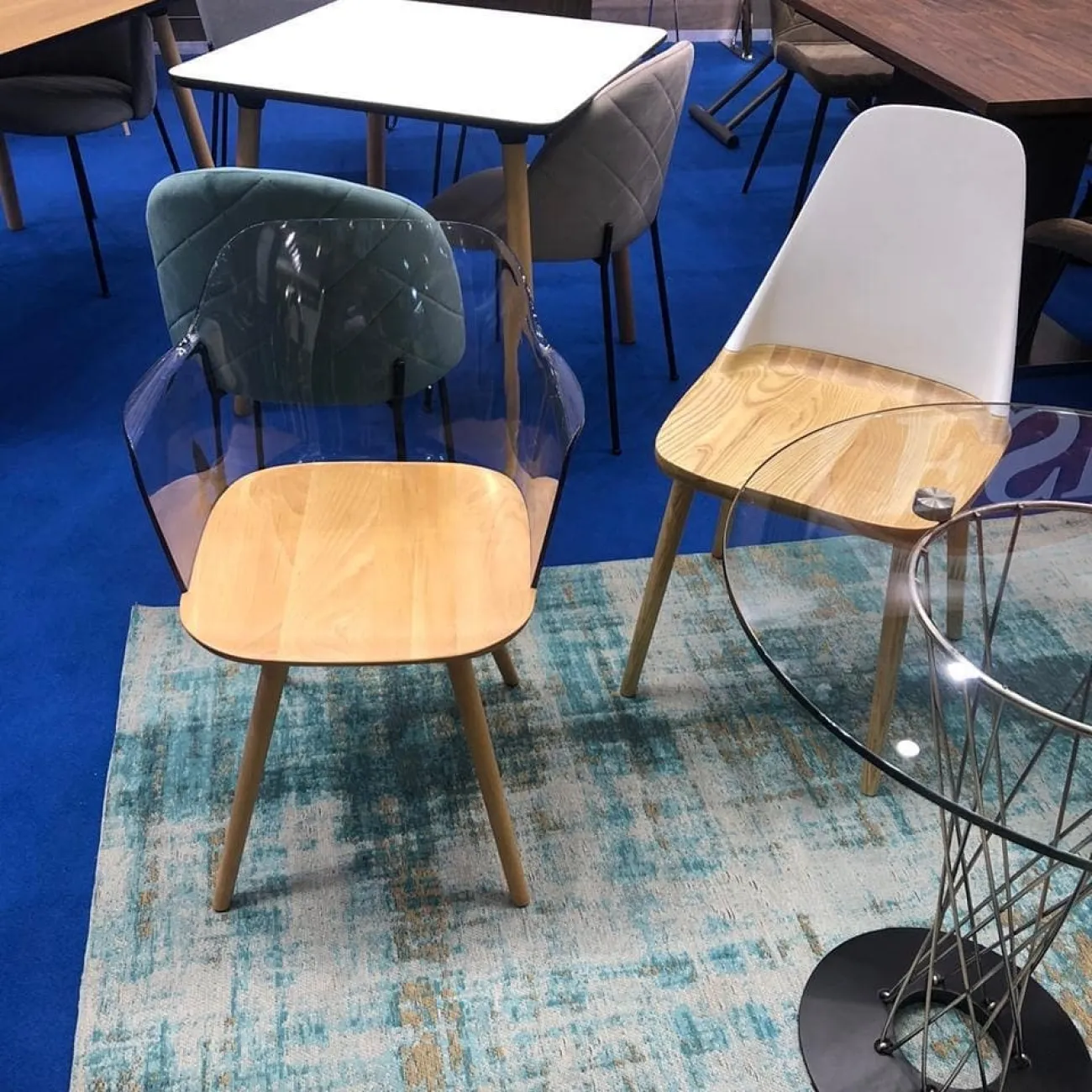 Стул PС-S097 пластик/бук ESF