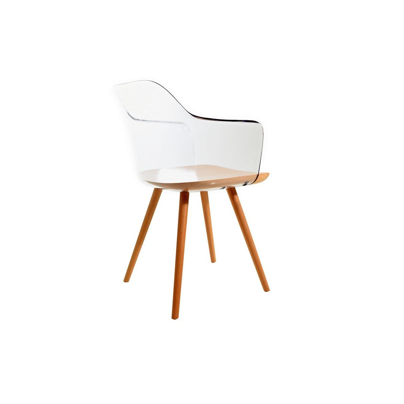 Стул PС-S097 пластик/бук ESF