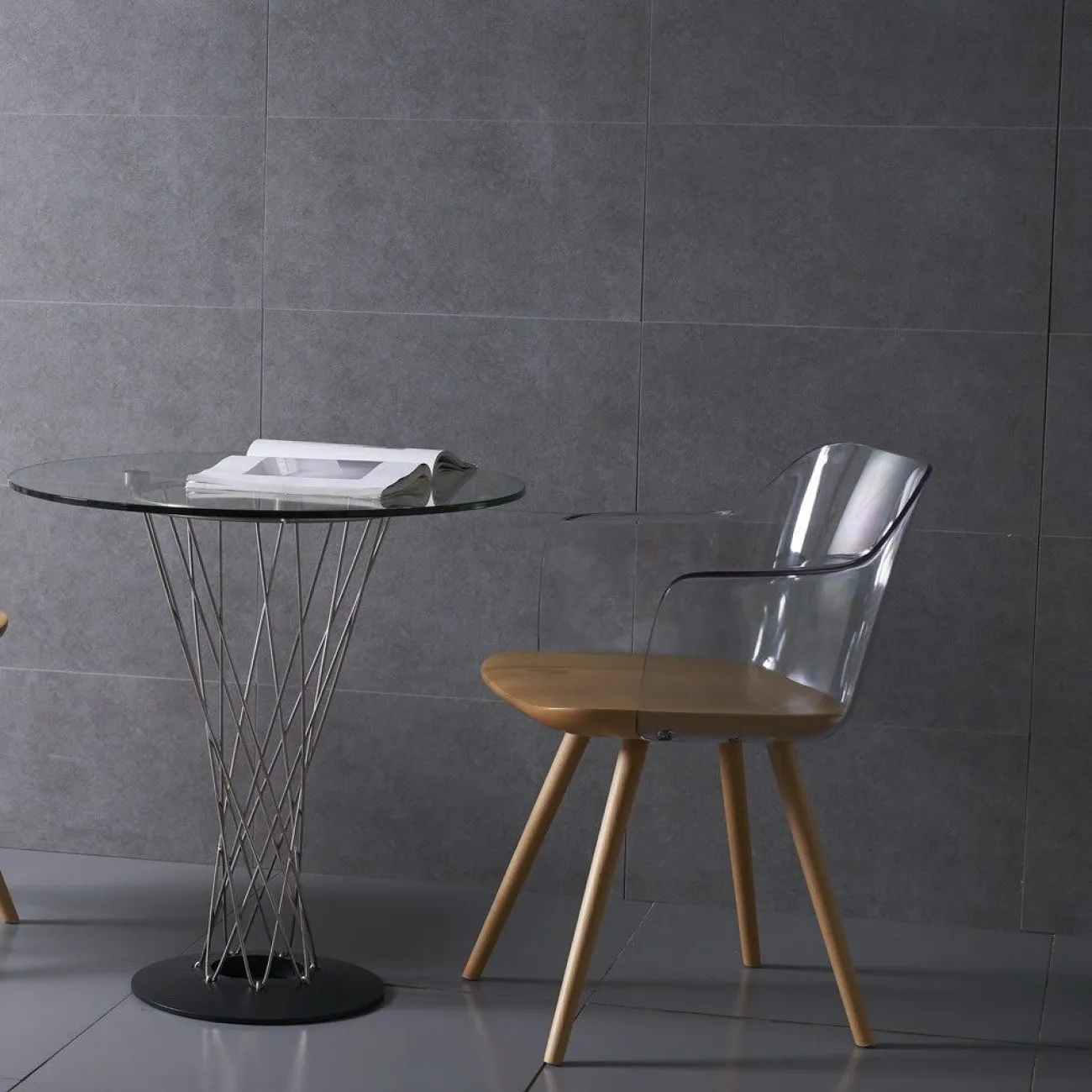 Стул PС-S097 пластик/бук ESF