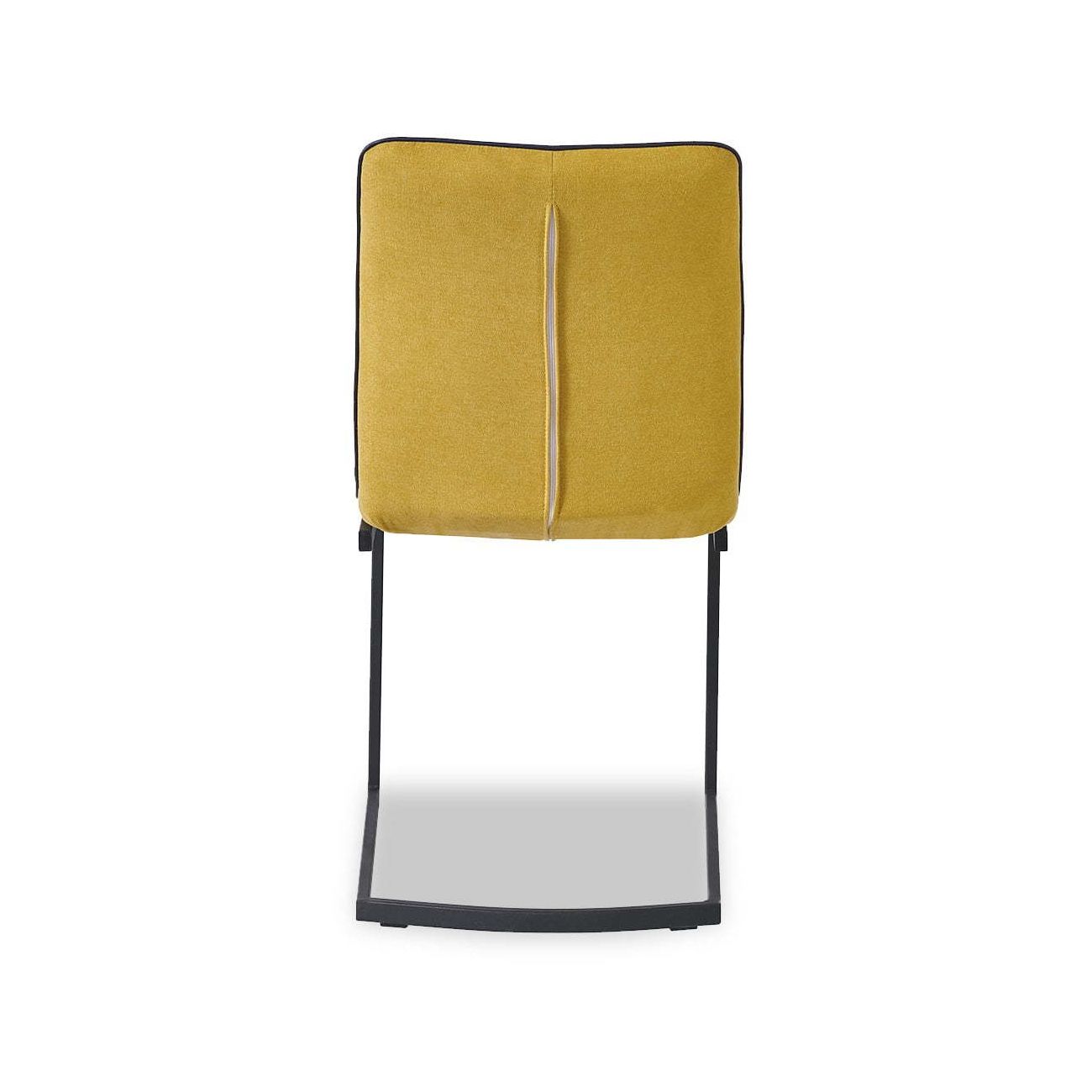 Стул SKY6800 желтый JJ12-19/черный кант PU/черный металл с напылением ESF 