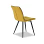 Стул SKY6800-1 желтый JJ12-19/черный кант PU/черный металл ESF