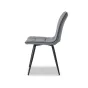 Стул SKY6800-1 серый JJ12-17/черный кант PU/черный металл ESF