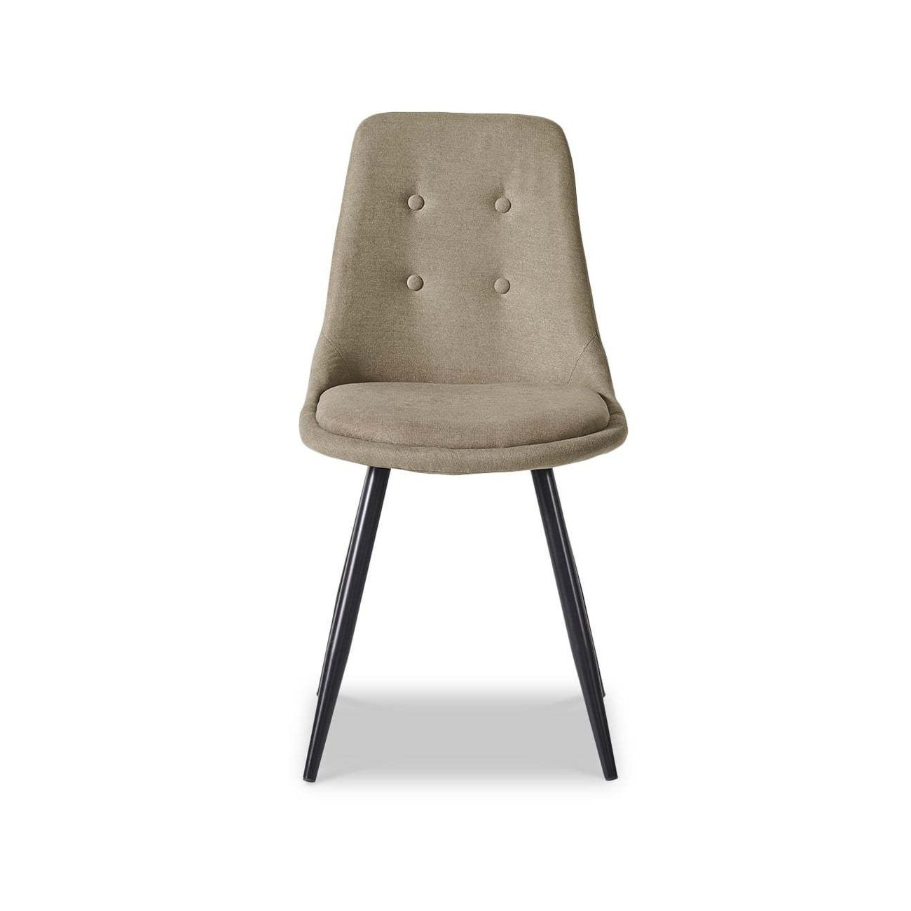 Стул SKY8764 кремовый JJ12-14/PU кремовый 679/черный металл ESF