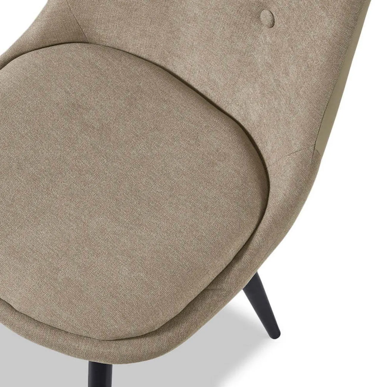 Стул SKY8764 кремовый JJ12-14/PU кремовый 679/черный металл ESF