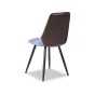 Стул SKY8764 синий 860-21/коричневый PS-03 PU/черный металл ESF