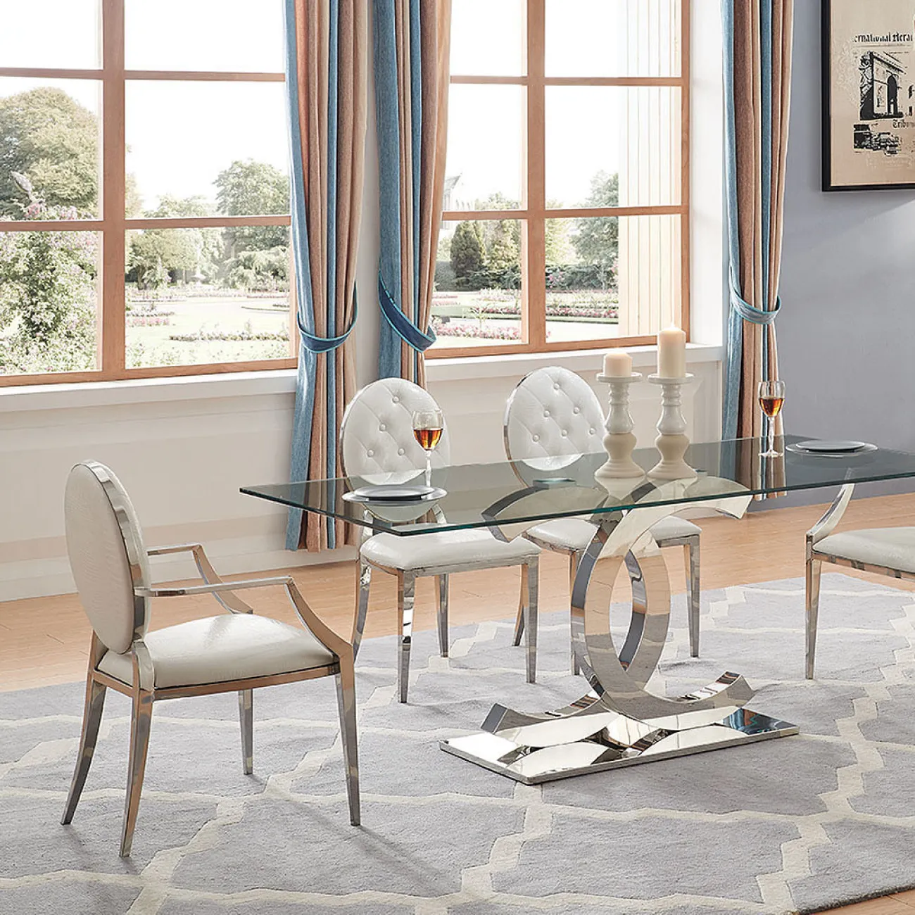 Стул Y110B белый ESF