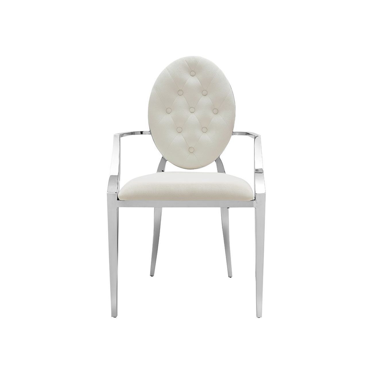 Стул Y110B бежевый бархат ESF