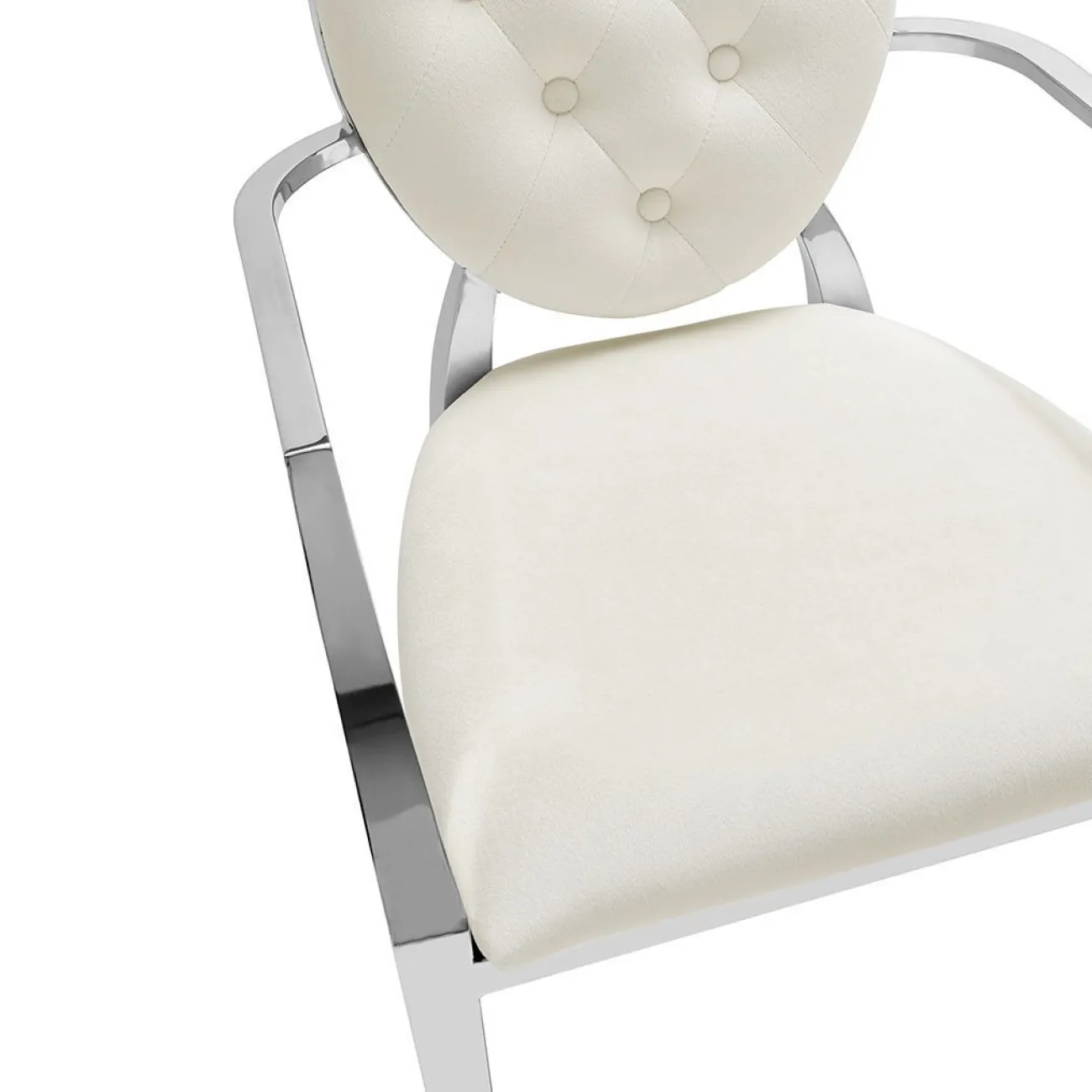 Стул Y110B бежевый бархат ESF