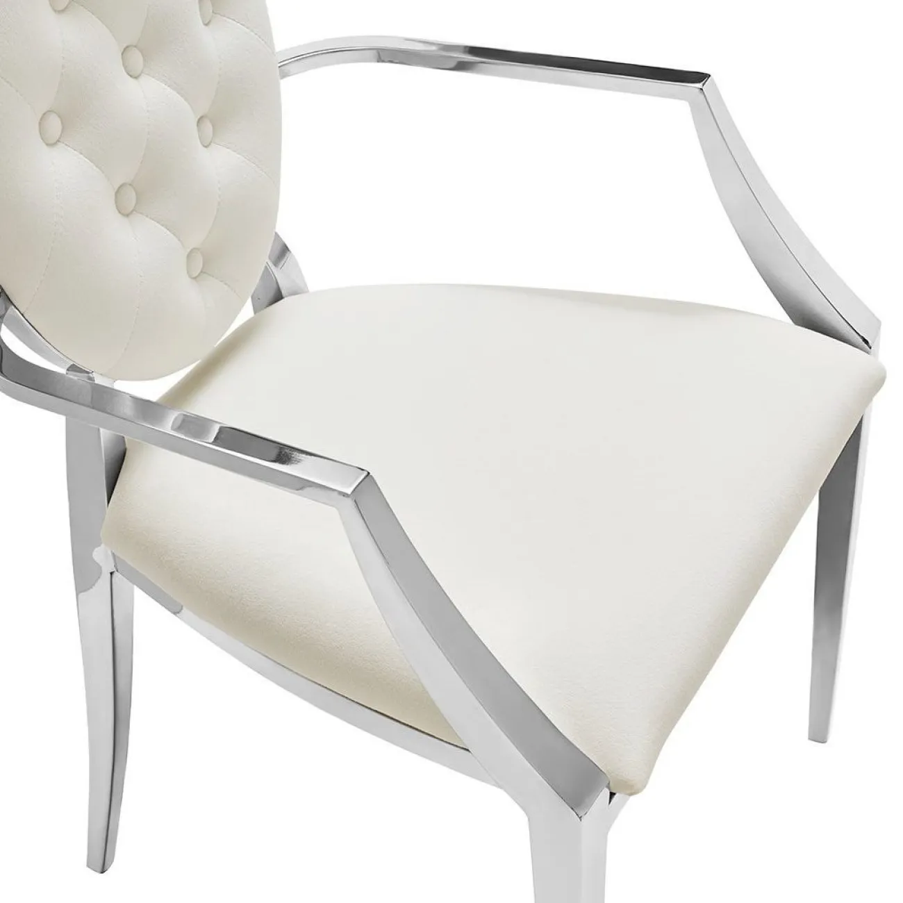 Стул Y110B бежевый бархат ESF