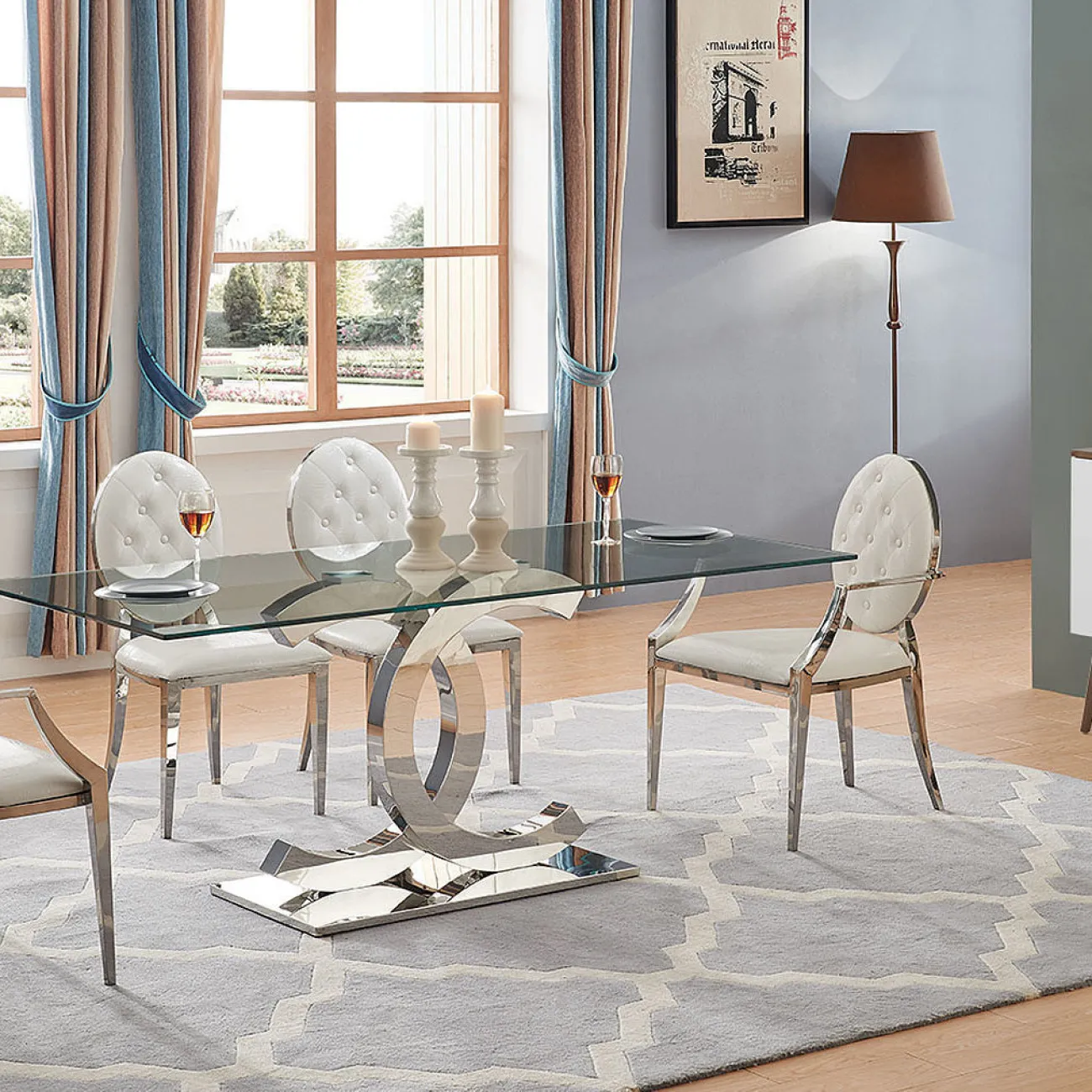 Стул Y110C белый ESF