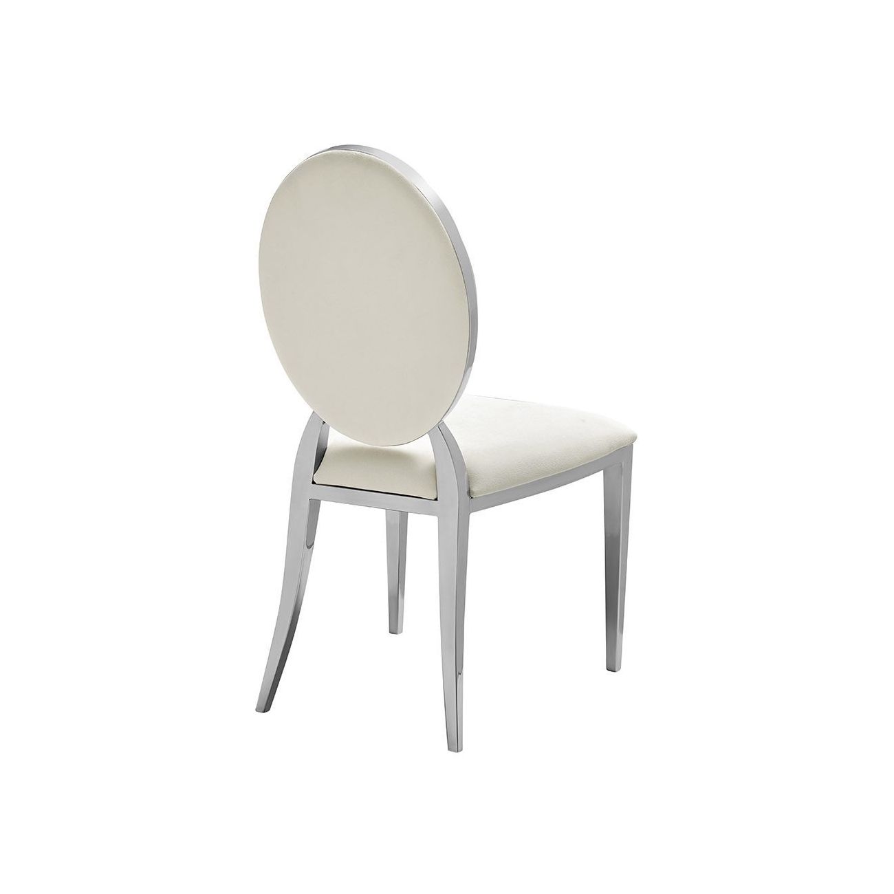 Стул Y110C бежевый бархат ESF