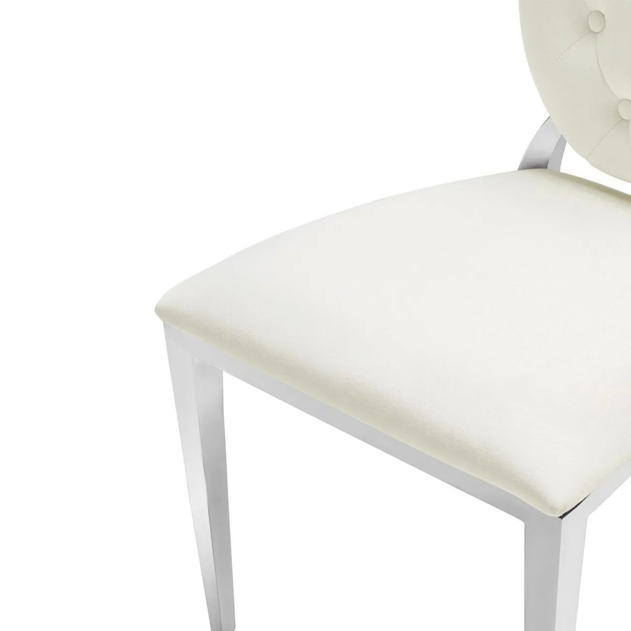 Стул Y110C бежевый бархат ESF