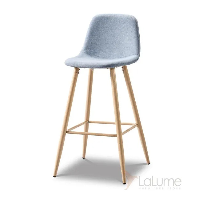 Стул барный 350B голубой TD3052-4/дерево ESF Стул барный 350B голубой TD3052-4/дерево ESF