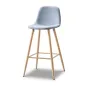 Стул барный 350B голубой  TD3052-4/дерево ESF