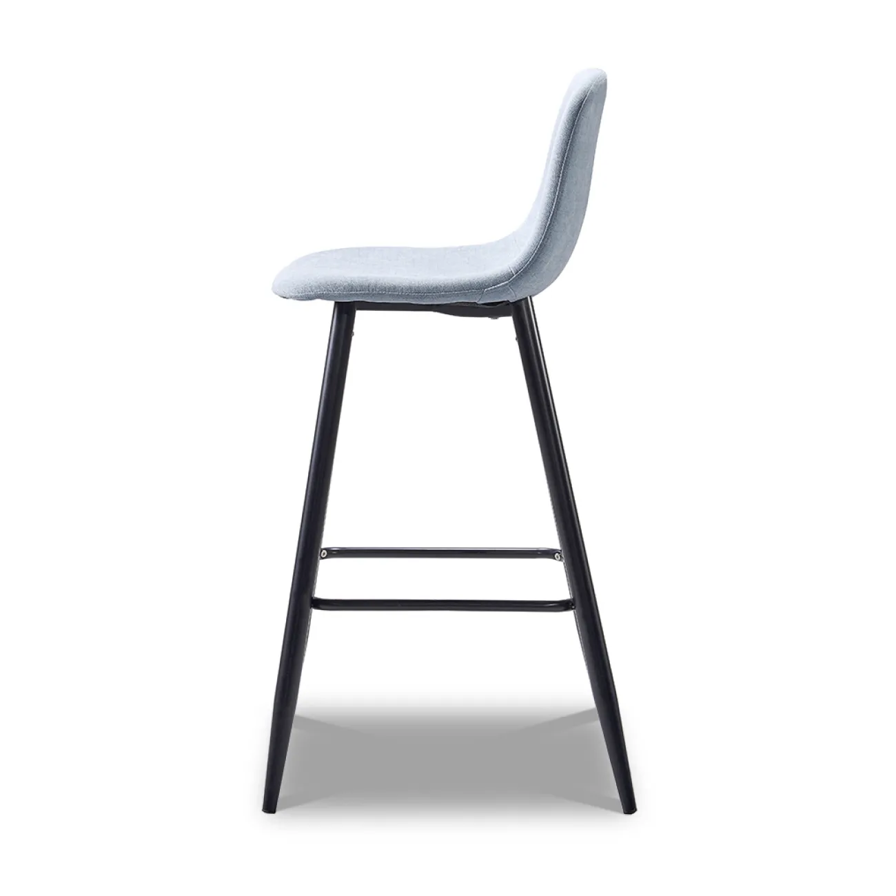 Стул барный 350B голубой  TD3052-4/черный ESF