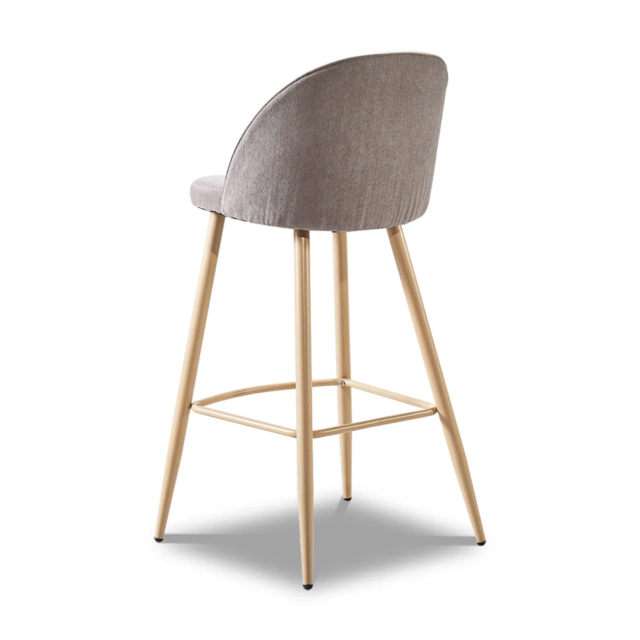 Стул барный 373B тёмно-бежевый TD3052-10/дерево ESF Стул барный 373B тёмно-бежевый TD3052-10/дерево ESF