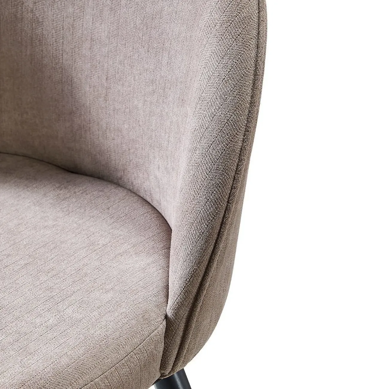 Стул барный 373B тёмно-бежевый TD3052-10/чёрный ESF