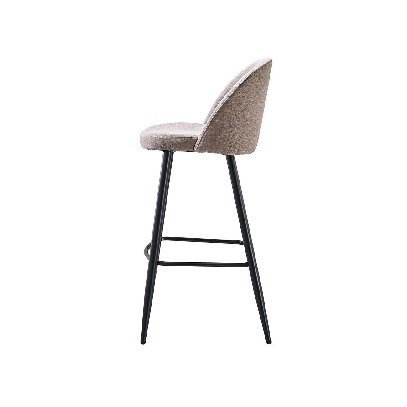 Стул барный 373B бежевый TD3052-11/черный ESF