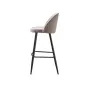 Стул барный 373B бежевый TD3052-11/черный ESF
