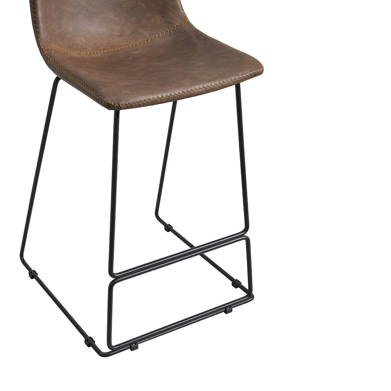 Стул барный CQ-8347B коричневый 2075 ESF