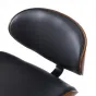 Стул барный JY1076 чёрный/чёрный ESF
