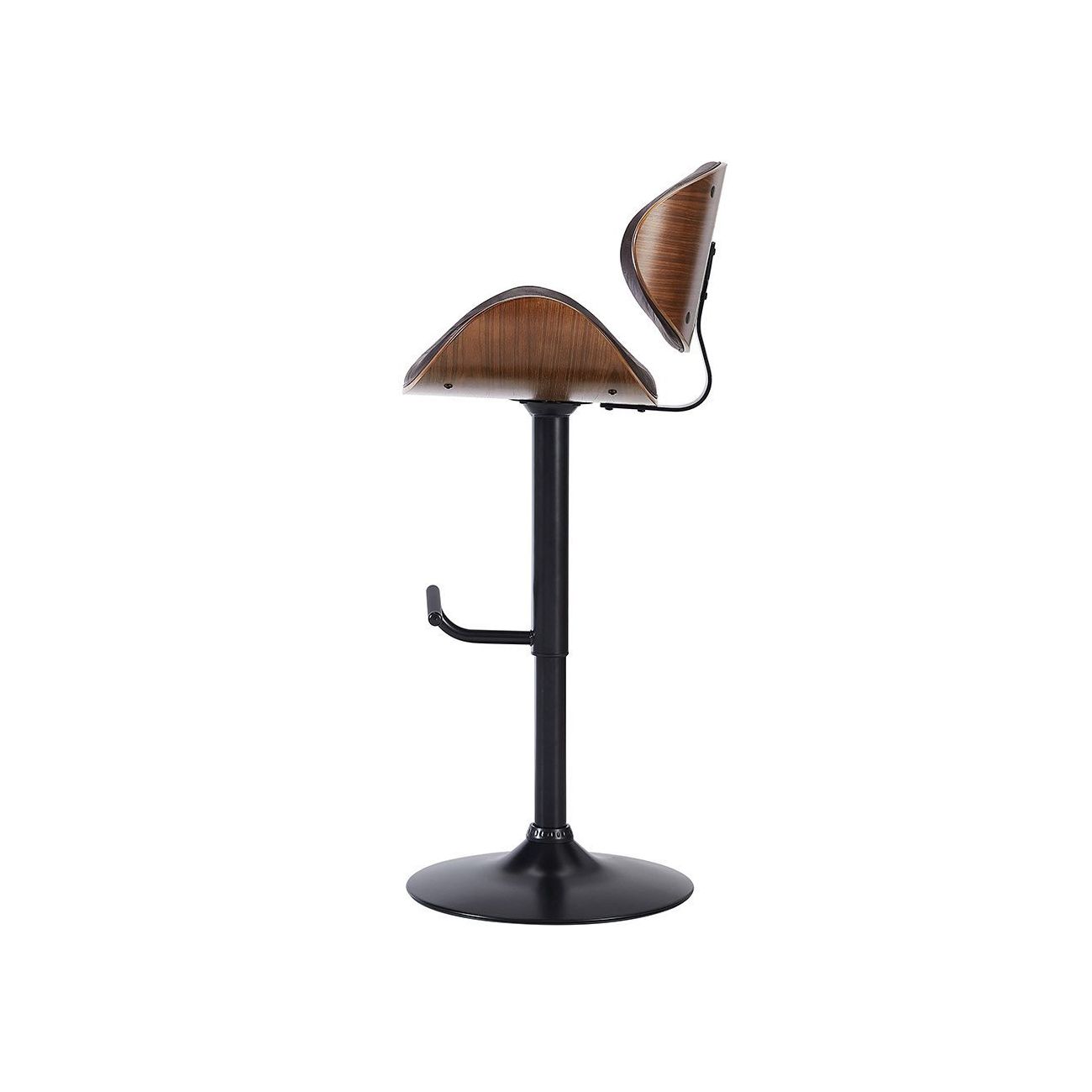 Стул барный JY1076 коричневый/черный ESF