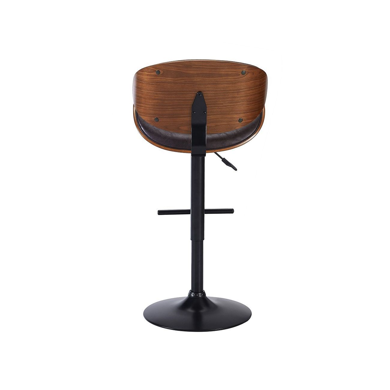 Стул барный JY1076 коричневый/черный ESF