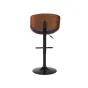 Стул барный JY1076 коричневый/черный ESF