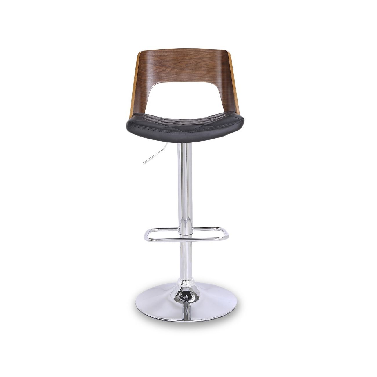 Стул барный JY1932 черный/хром ESF