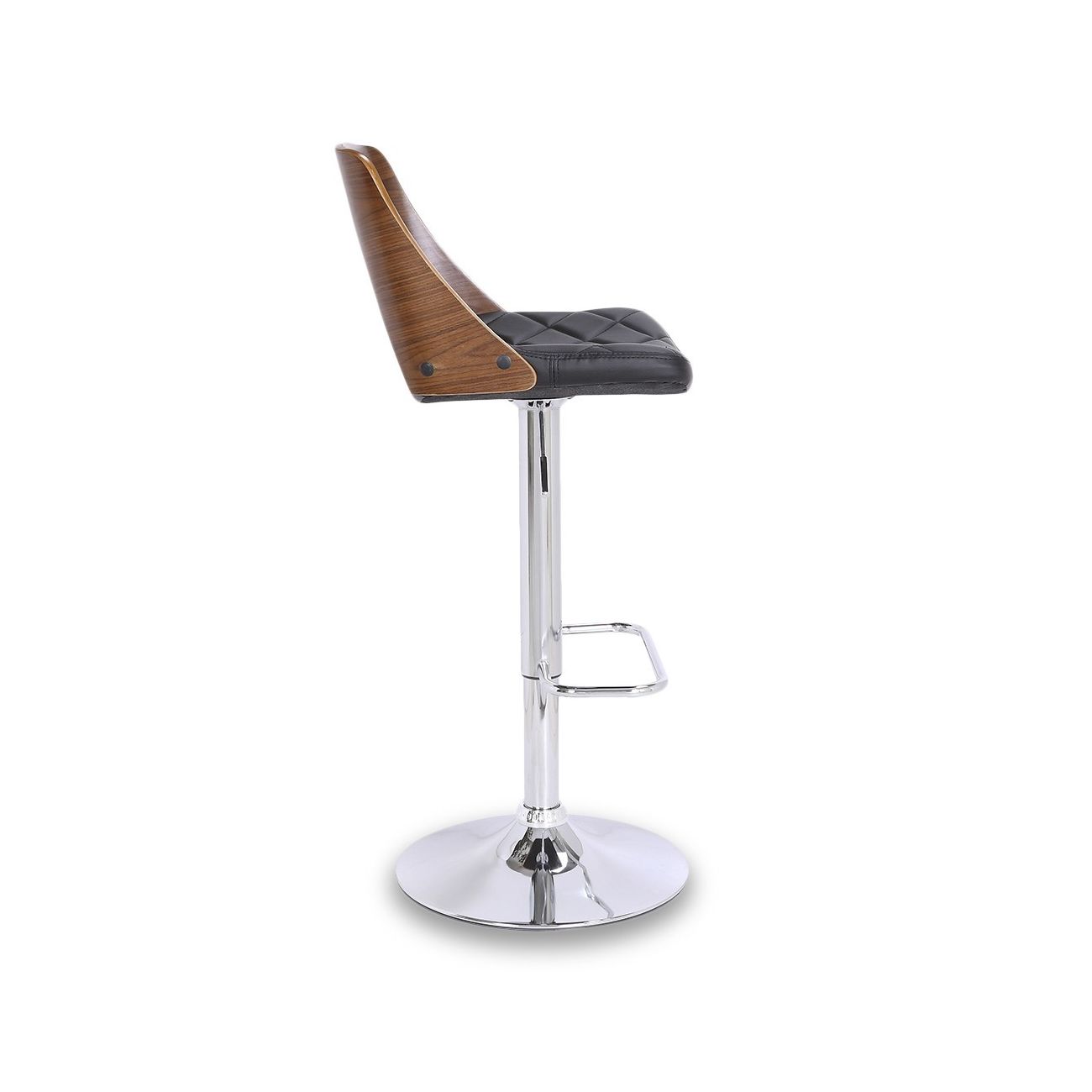 Стул барный JY1932 черный/хром ESF