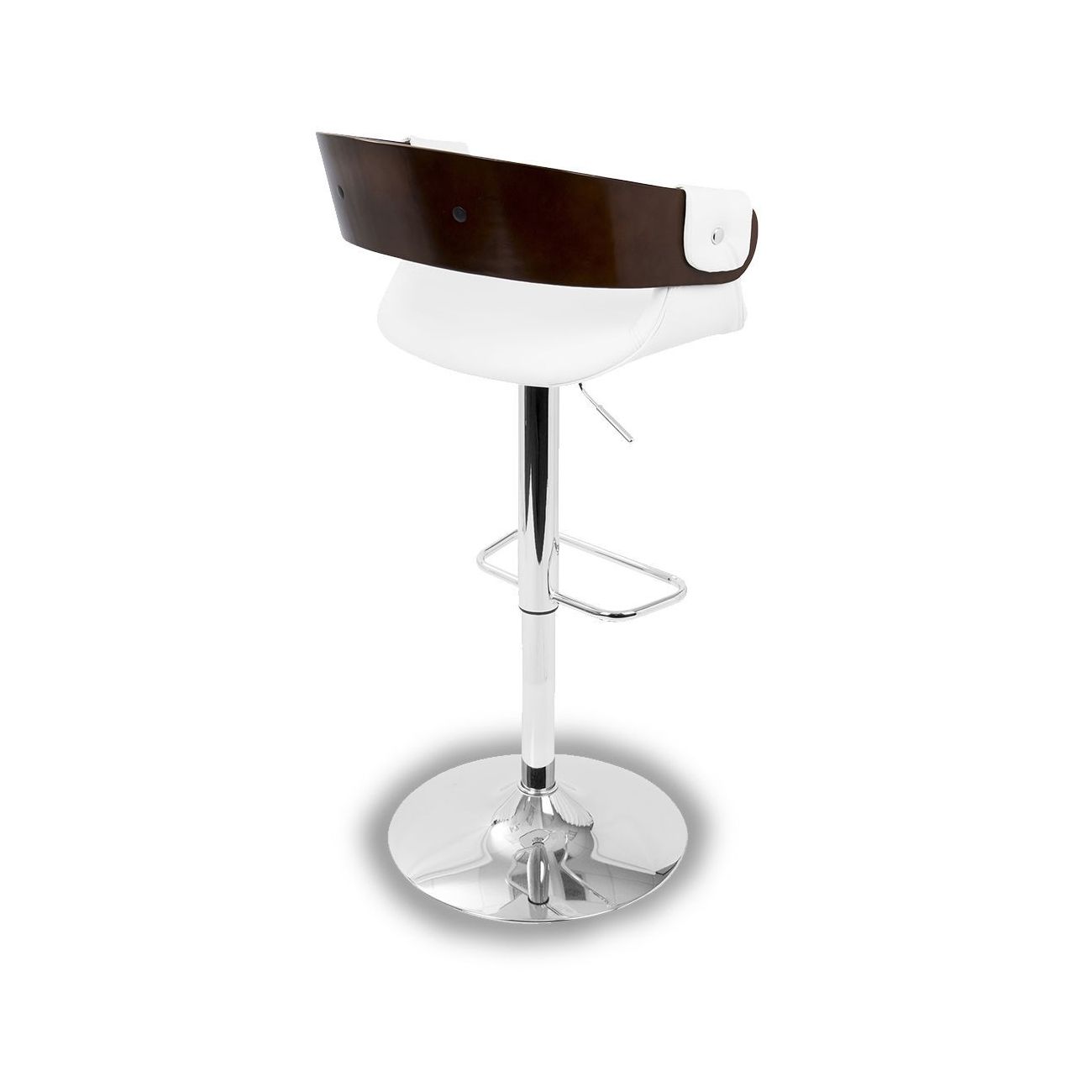 Стул барный JY1999 вишня/ белый ESF