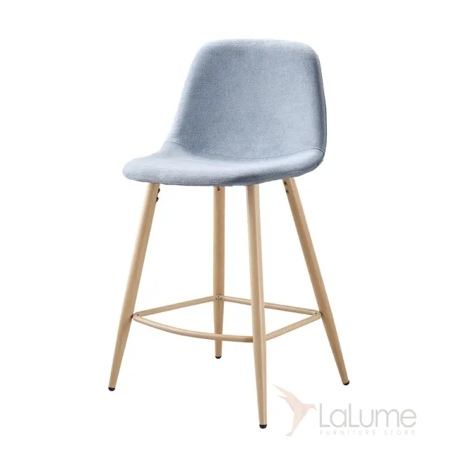 Стул полубарный 350S голубой TD3052-4/дерево ESF Стул полубарный 350S голубой TD3052-4/дерево ESF